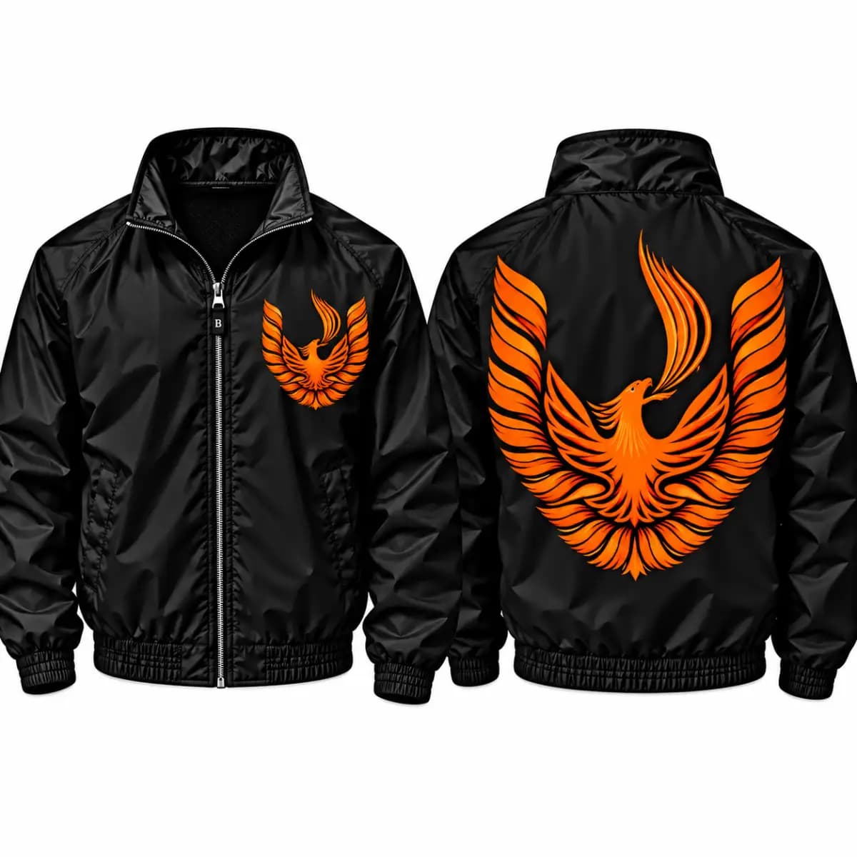Trans am orange 2 - Premium Zip-up jacket