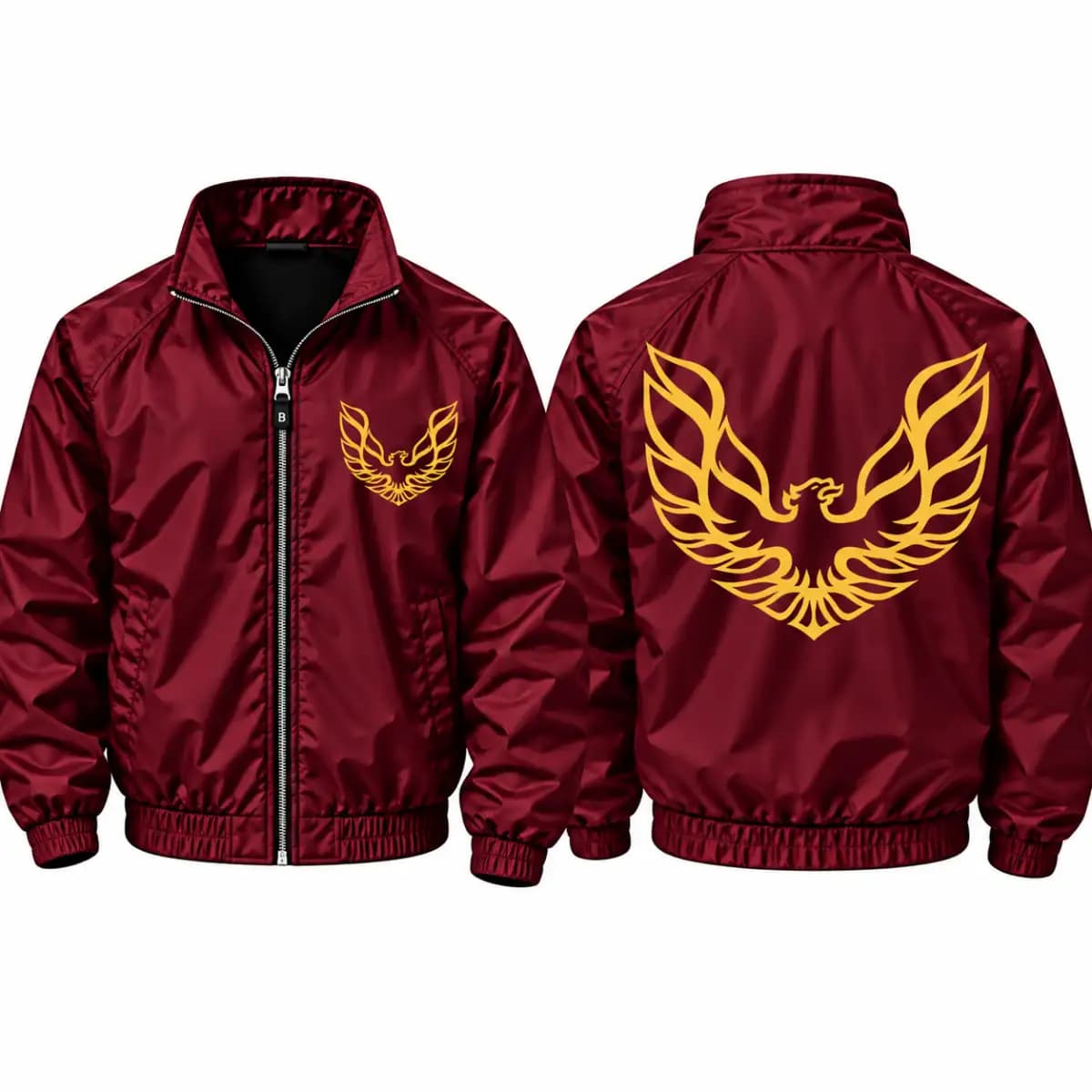 Trans am Montrose maroon - Premium Zip-up jacket