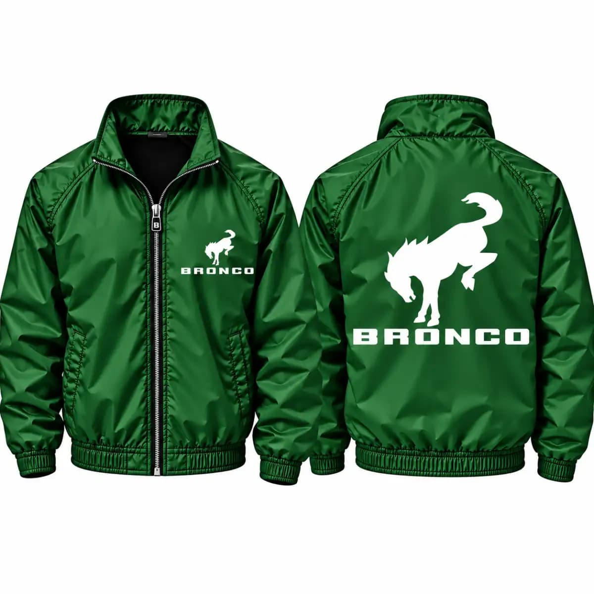 Ford bronco green - Premium Zip-up jacket