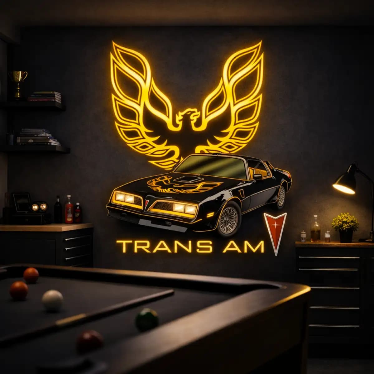 Trans am LAD - Custom LED Neon Logo Sign