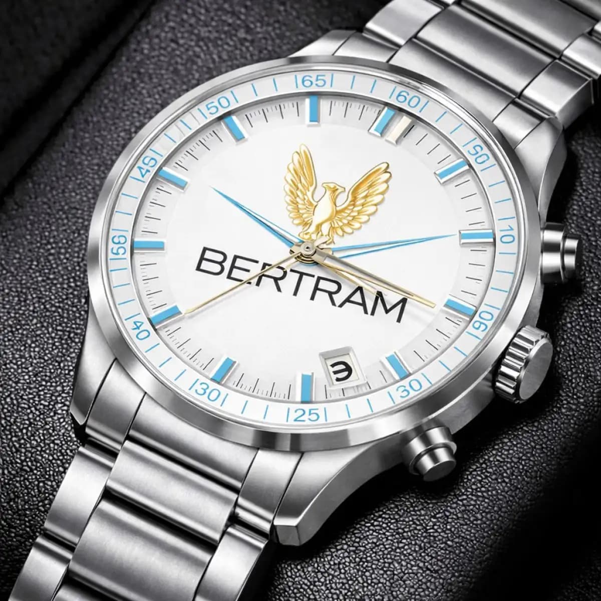bertram yacht - Premium Stainless Steel watch
