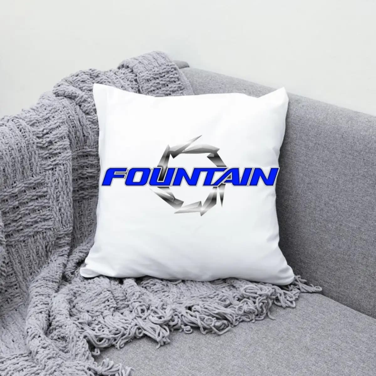 Fountain03 - Throw Pillow