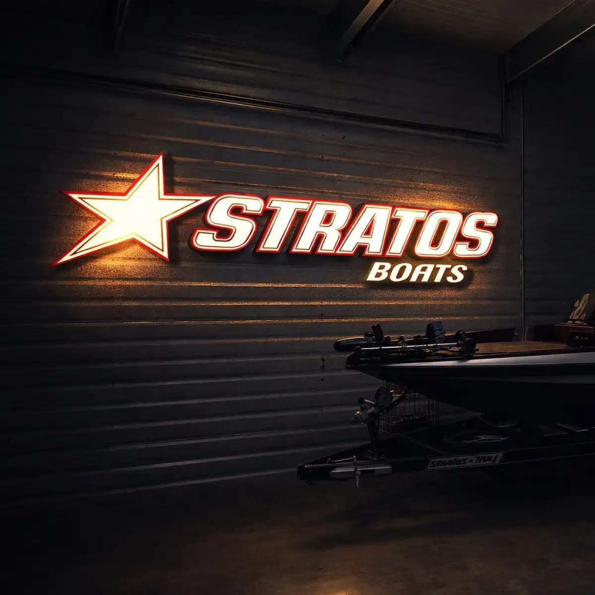stratos LED 2 - Custom LED Neon Logo Sign