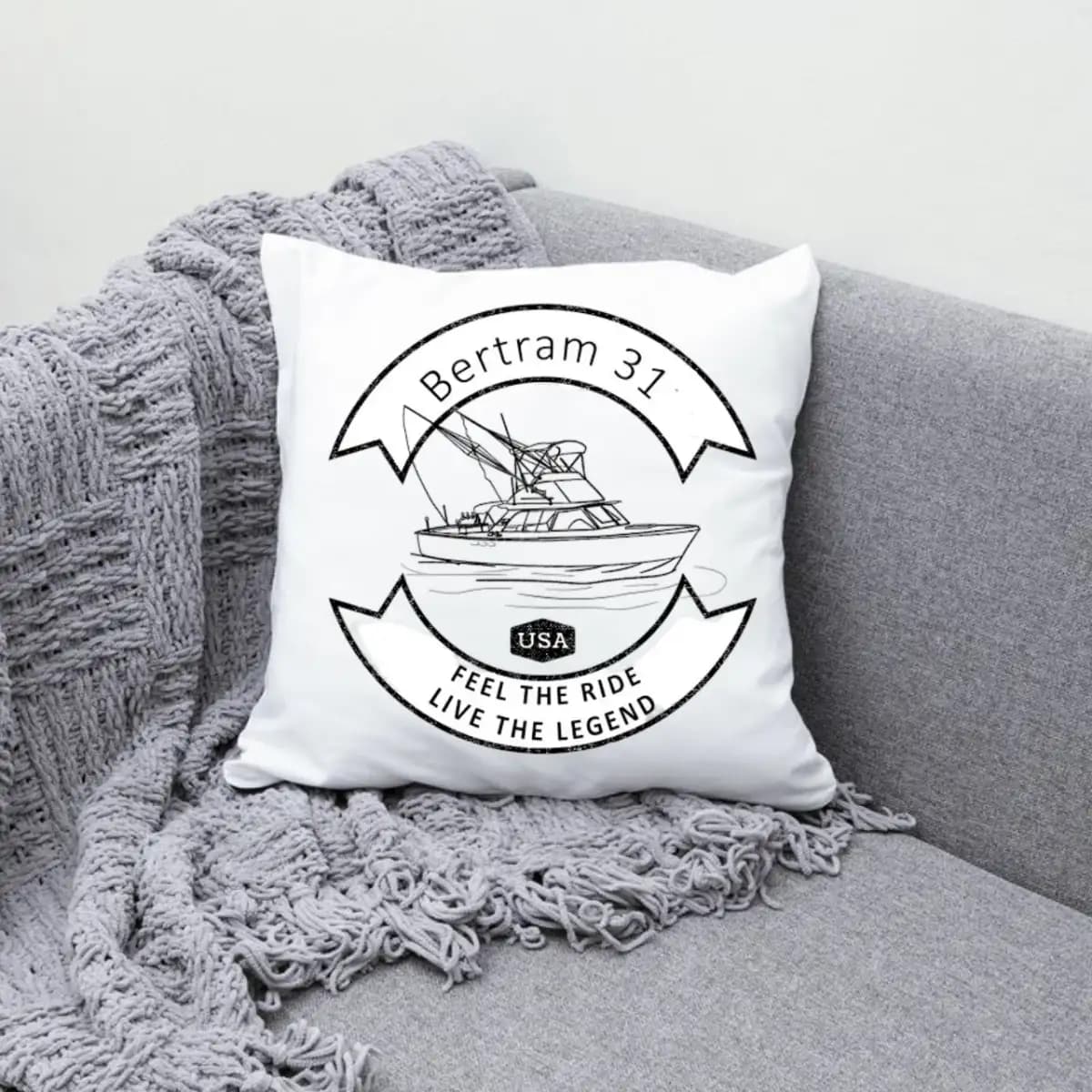 bartram  1 - Throw Pillow