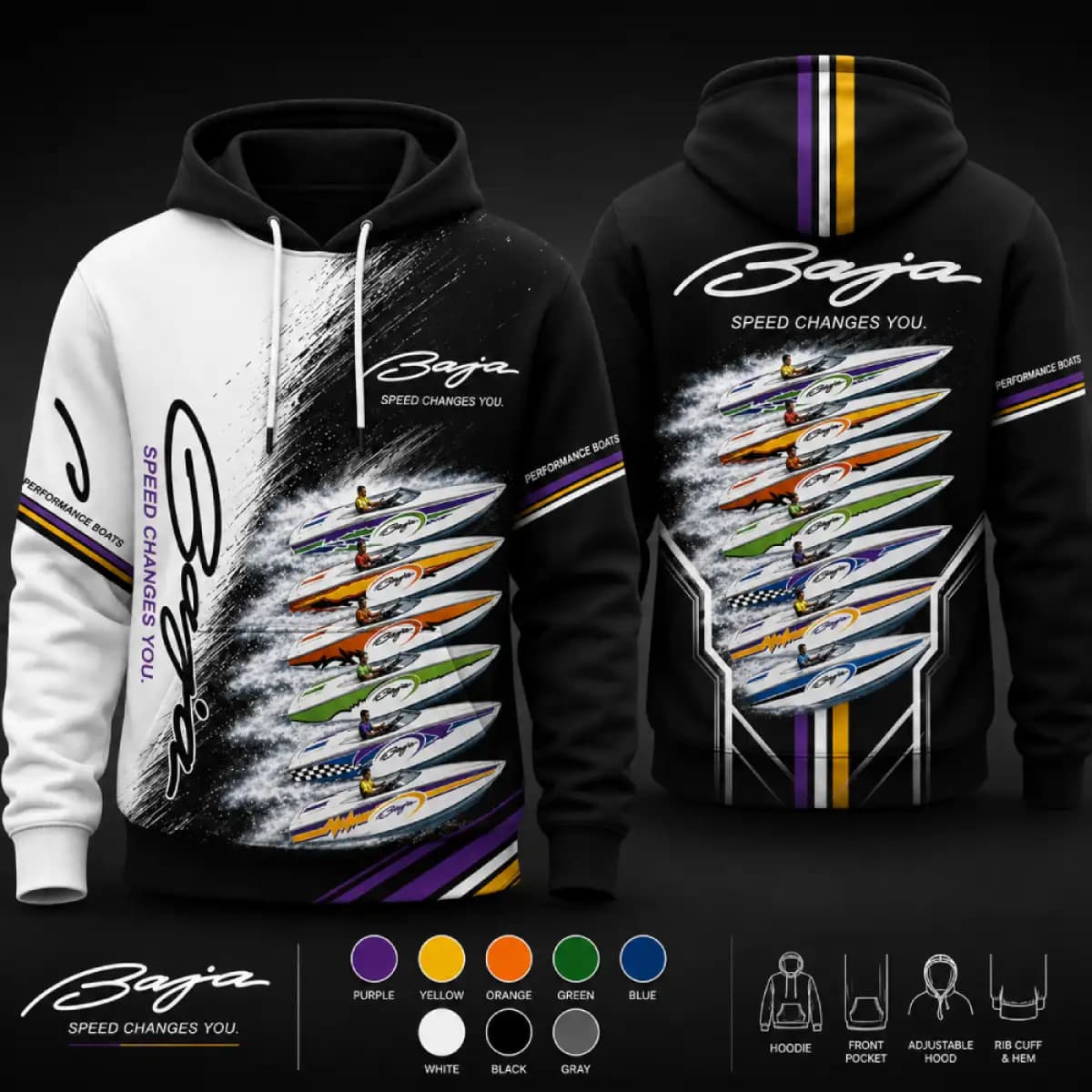 baja 41 - Men's Premium Hoodie