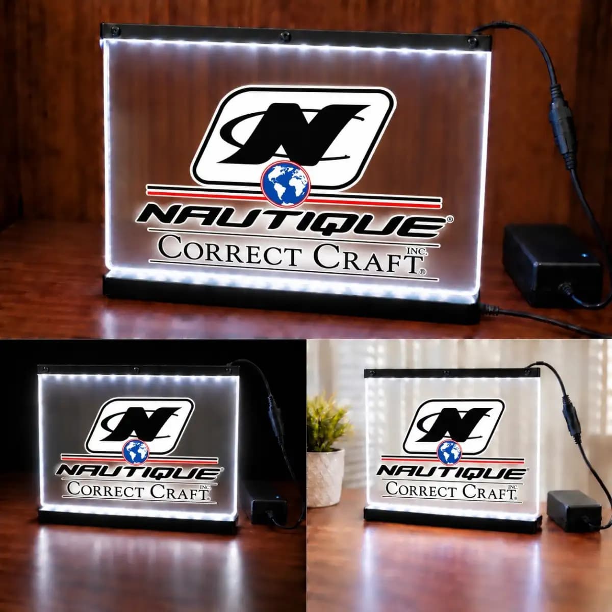 nautique 42 - Custom LED Acrylic Desk Sign