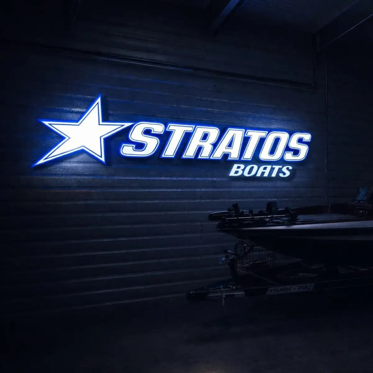 stratos LED 1 - Custom LED Neon Logo Sign