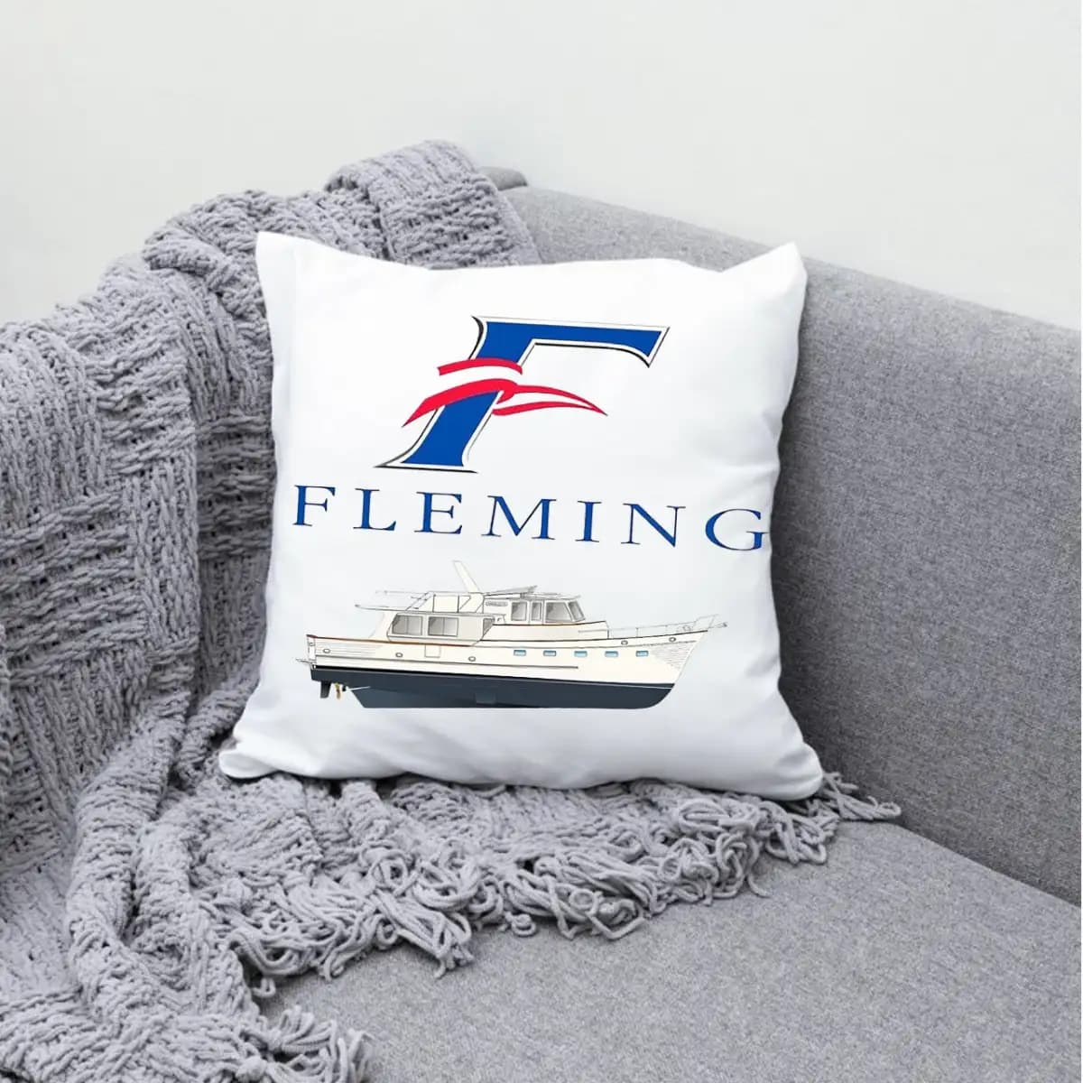 fleming 3 - Throw Pillow