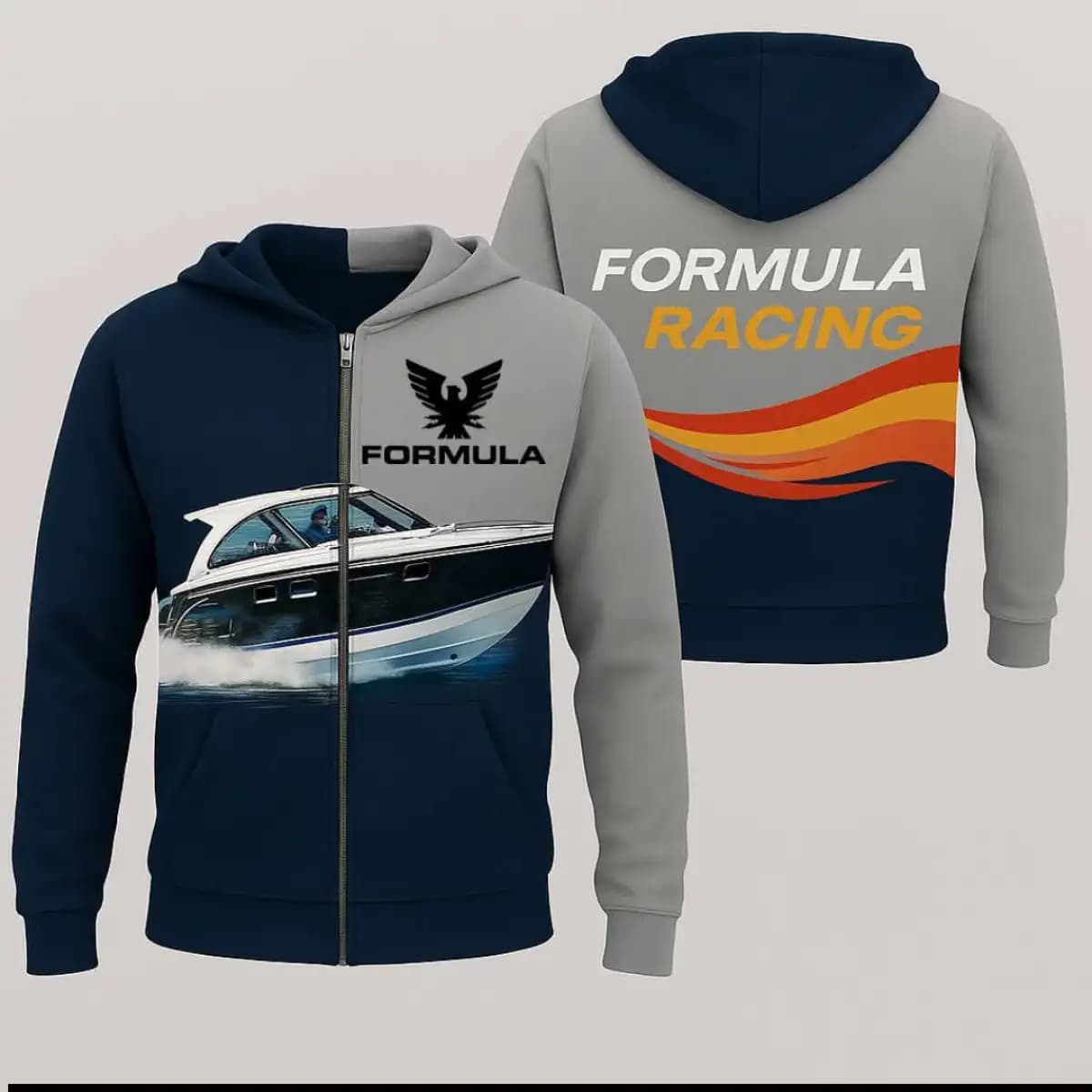 formula13 - Man's zip-up Hoodie