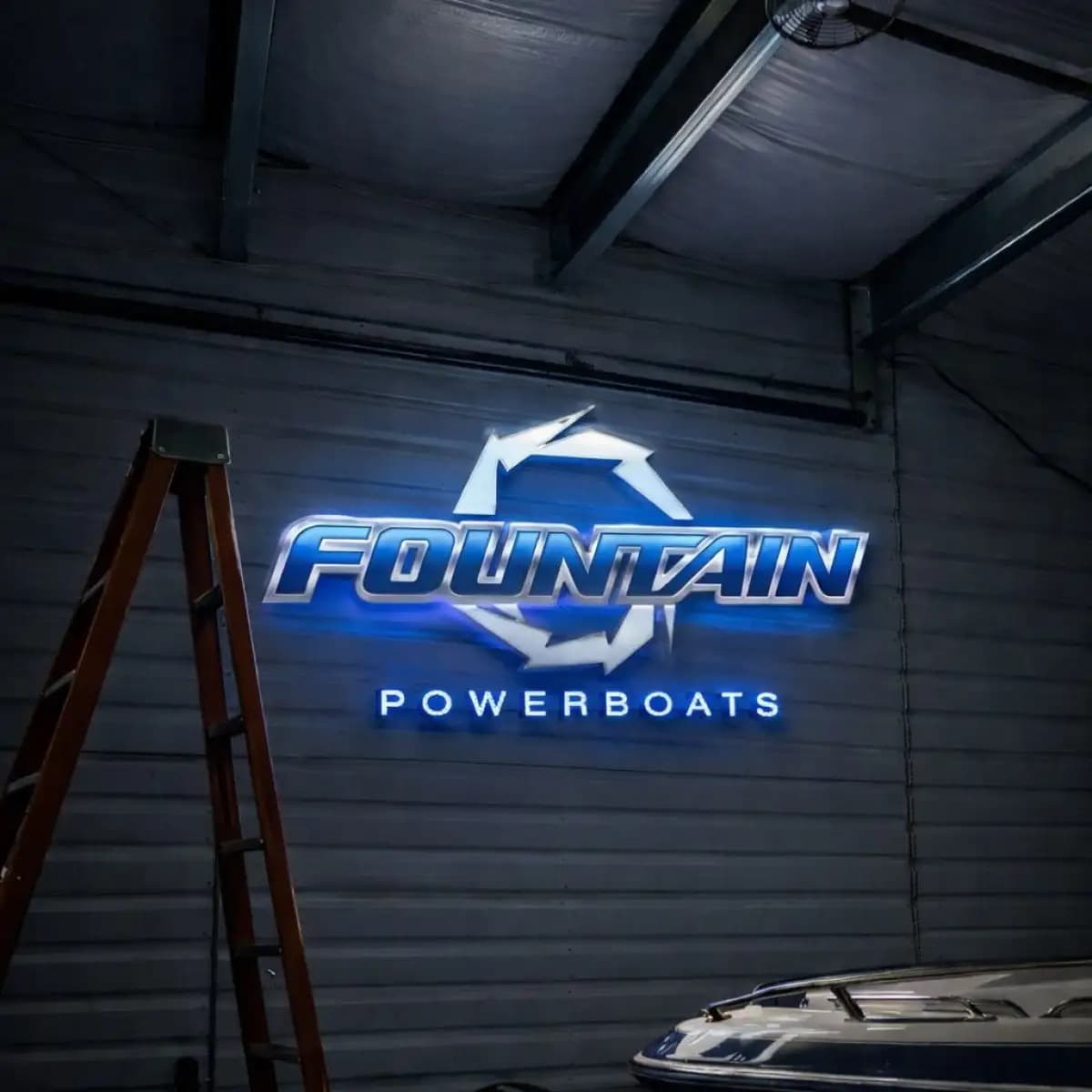 Fountain LED 1 - Custom LED Neon Logo Sign