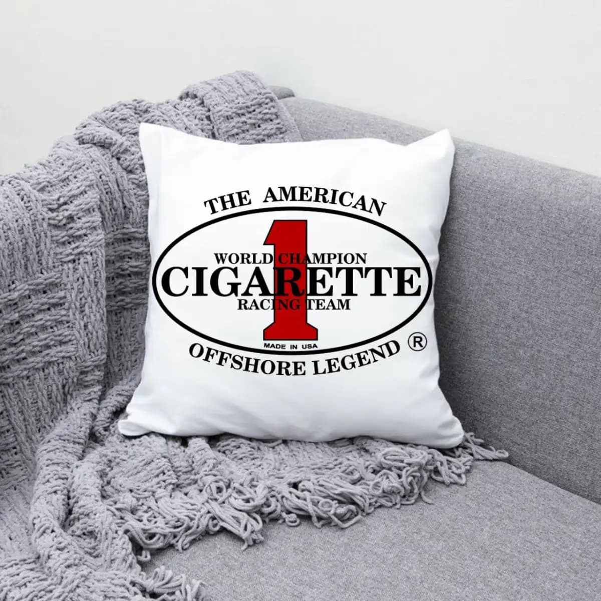 cigarette 7 - Throw Pillow