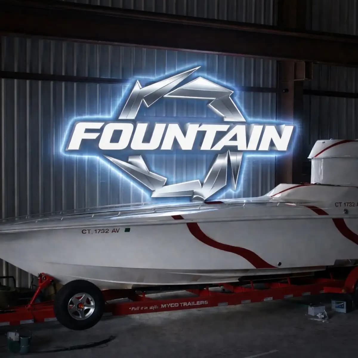 Fountain LED 6 - Custom LED Neon Logo Sign