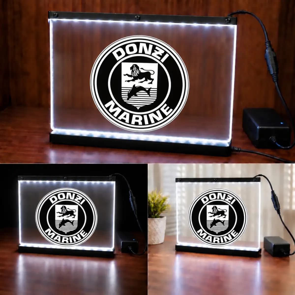 donzi 79 - Custom LED Acrylic Desk Sign