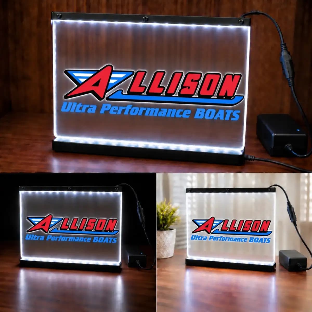 allison 74 - Custom LED Acrylic Desk Sign