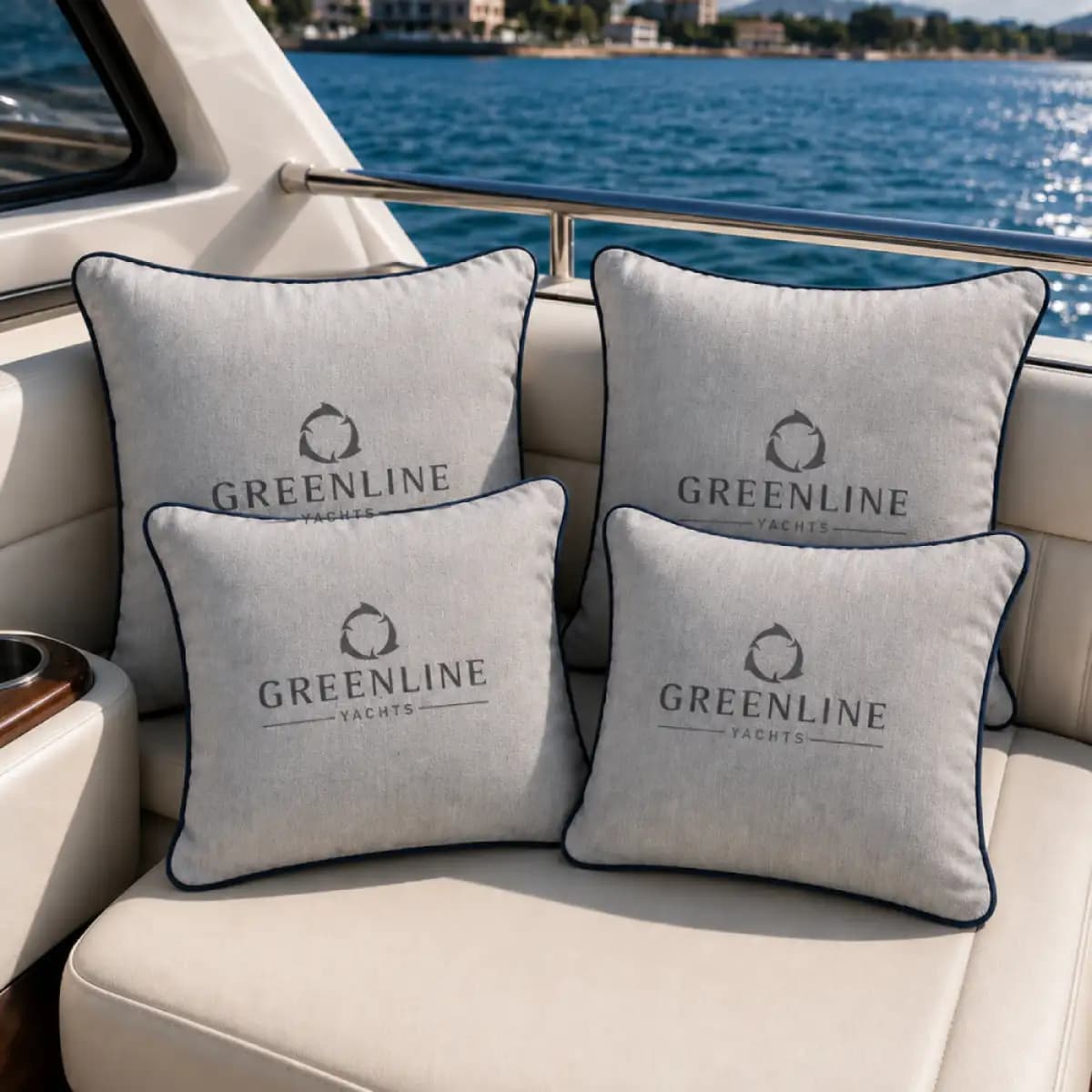 GREENLINE - Throw Pillow