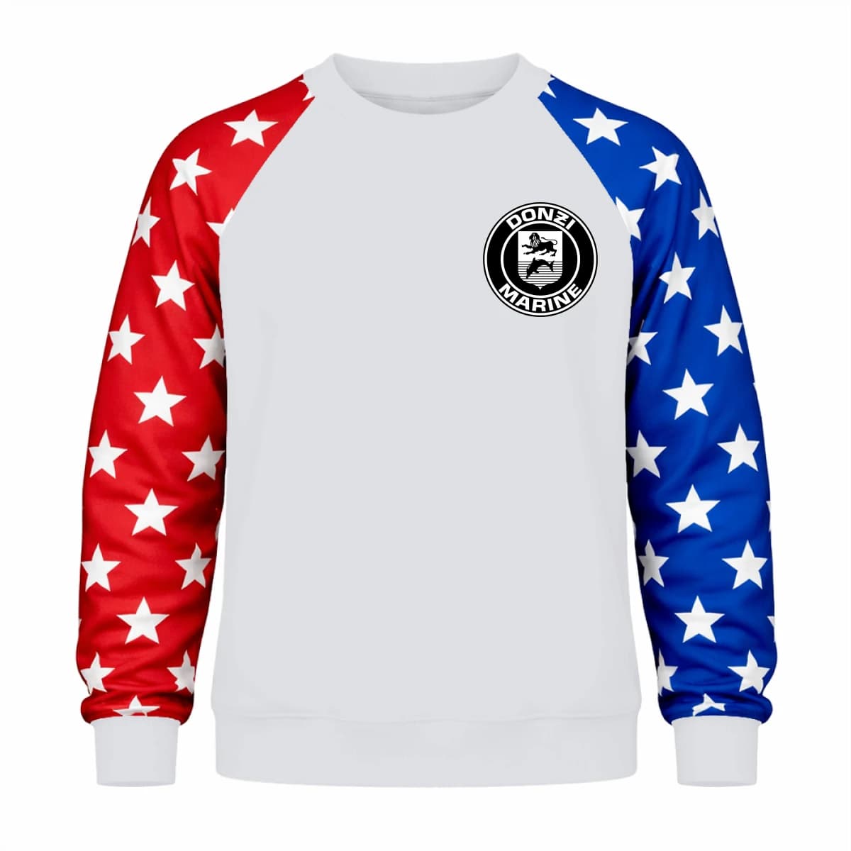 donzi 9 - Unisex Flag Raglan Sweatshirt