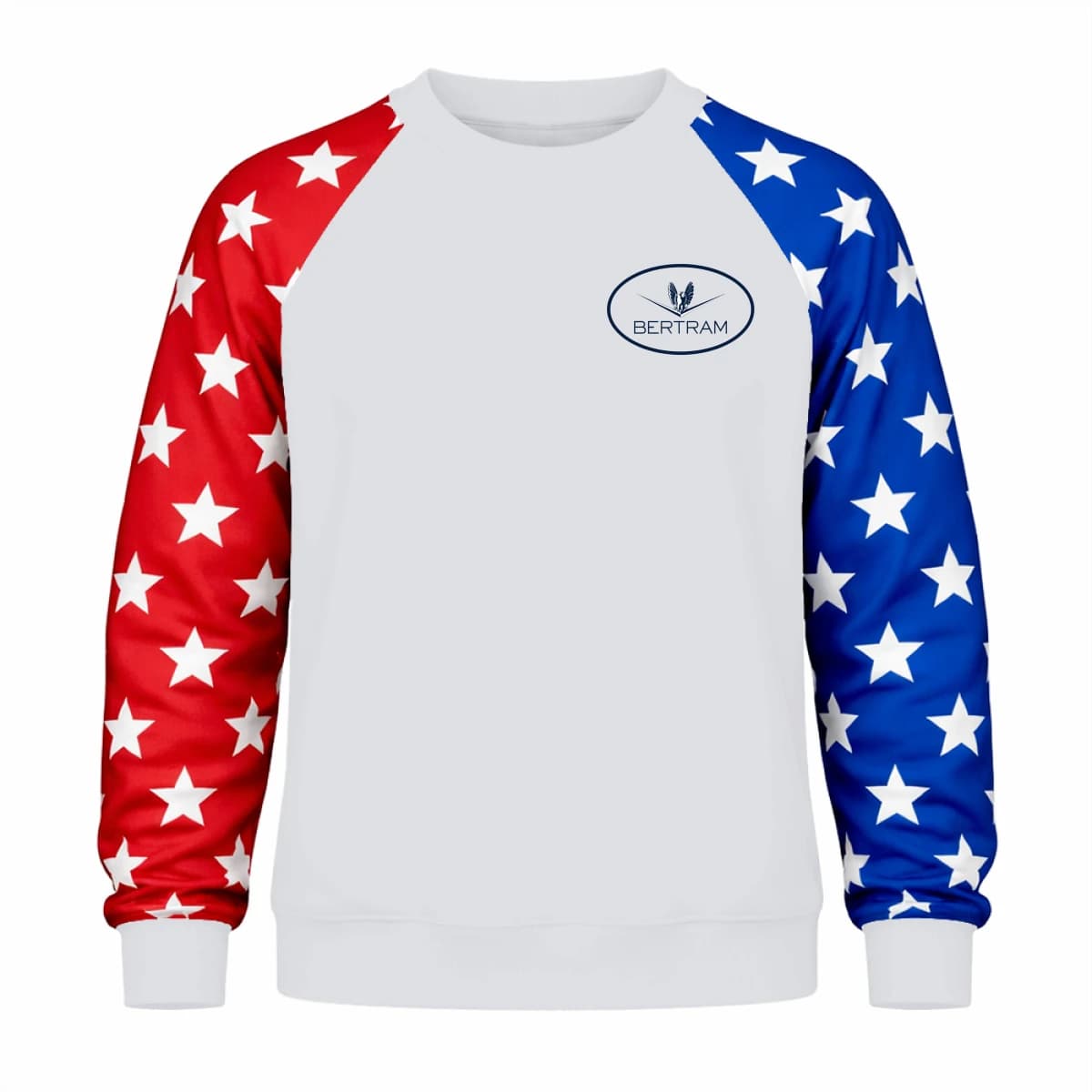 BERTRAM 7 - Unisex Flag Raglan Sweatshirt
