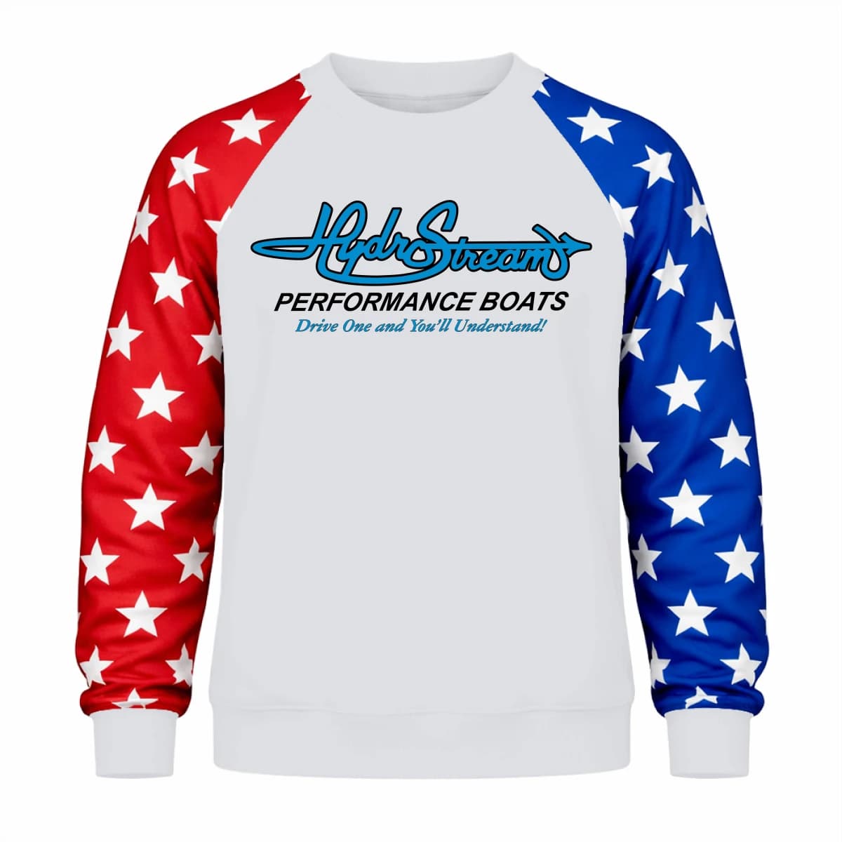 HYDROSTREAM 13 - Unisex Flag Raglan Sweatshirt