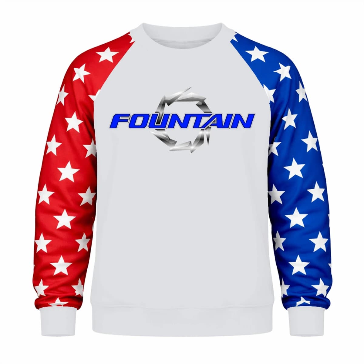 fountain 17 - Unisex Flag Raglan Sweatshirt