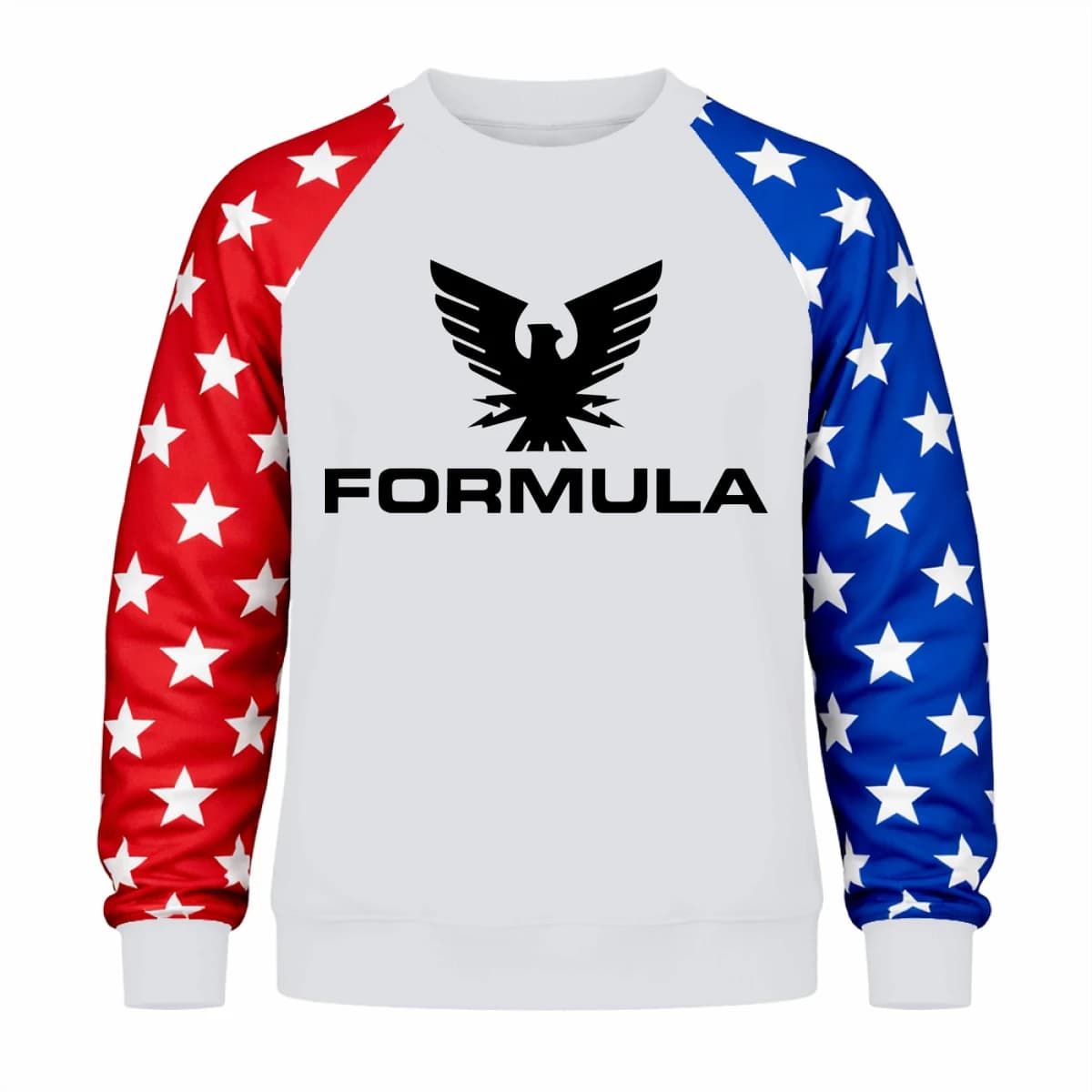 formula 18 - Unisex Flag Raglan Sweatshirt