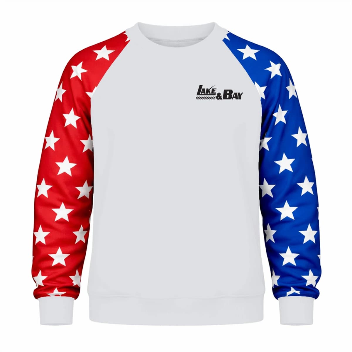 lake & bay 3 - Unisex Flag Raglan Sweatshirt