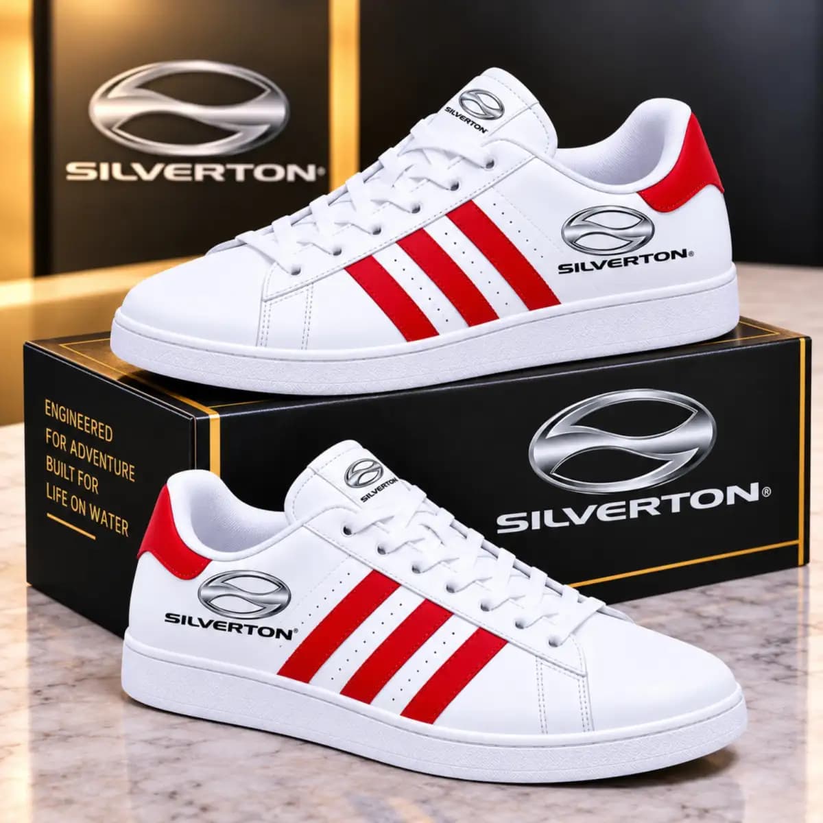 Silverton yacht 2513 - Low Top Leather Sneakers