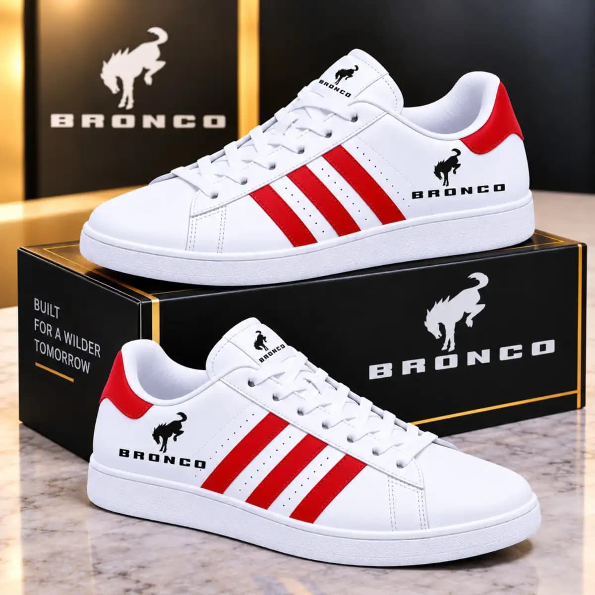 Ford bronco 2826 - Low Top Leather Sneakers