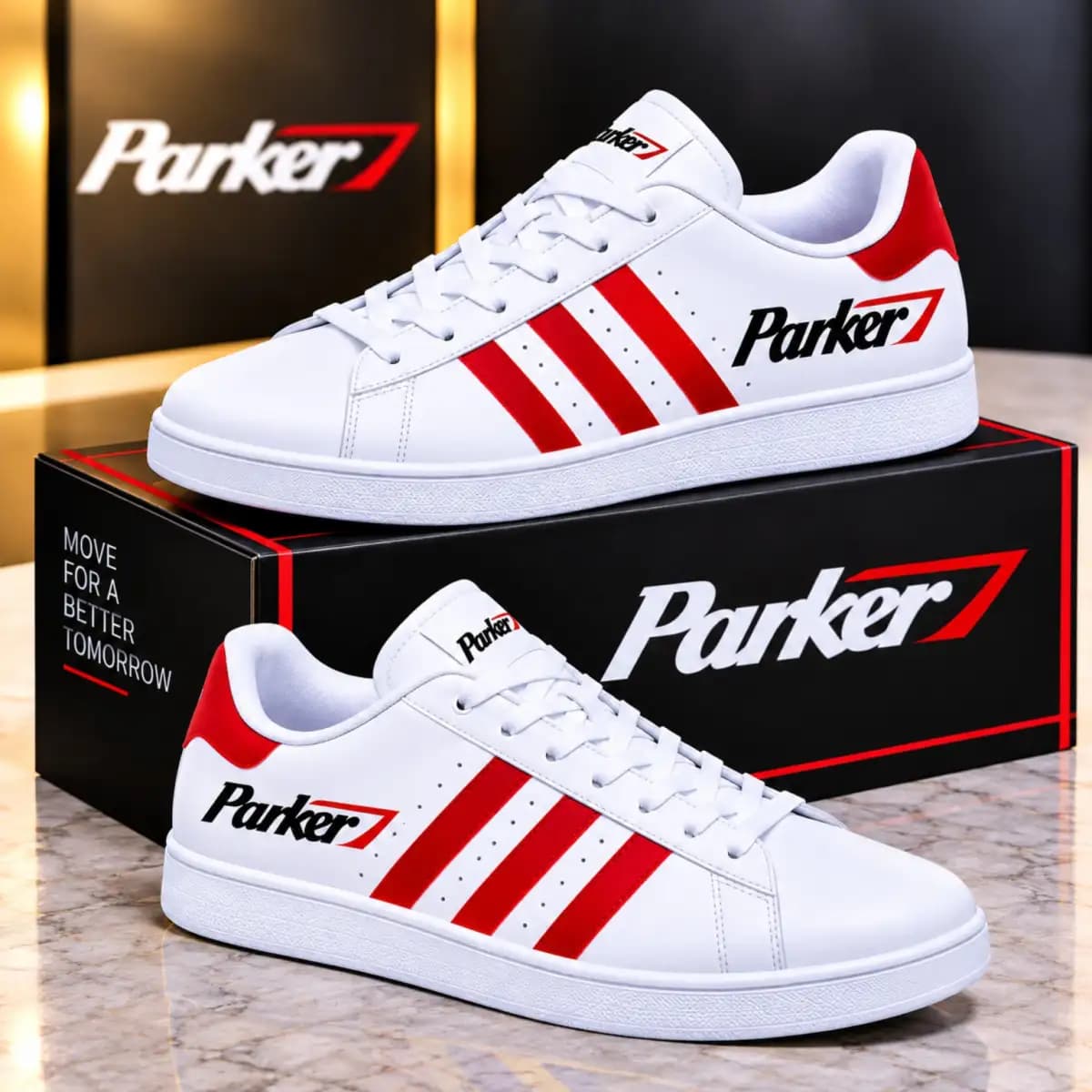 Parker boat 069 - Low Top Leather Sneakers