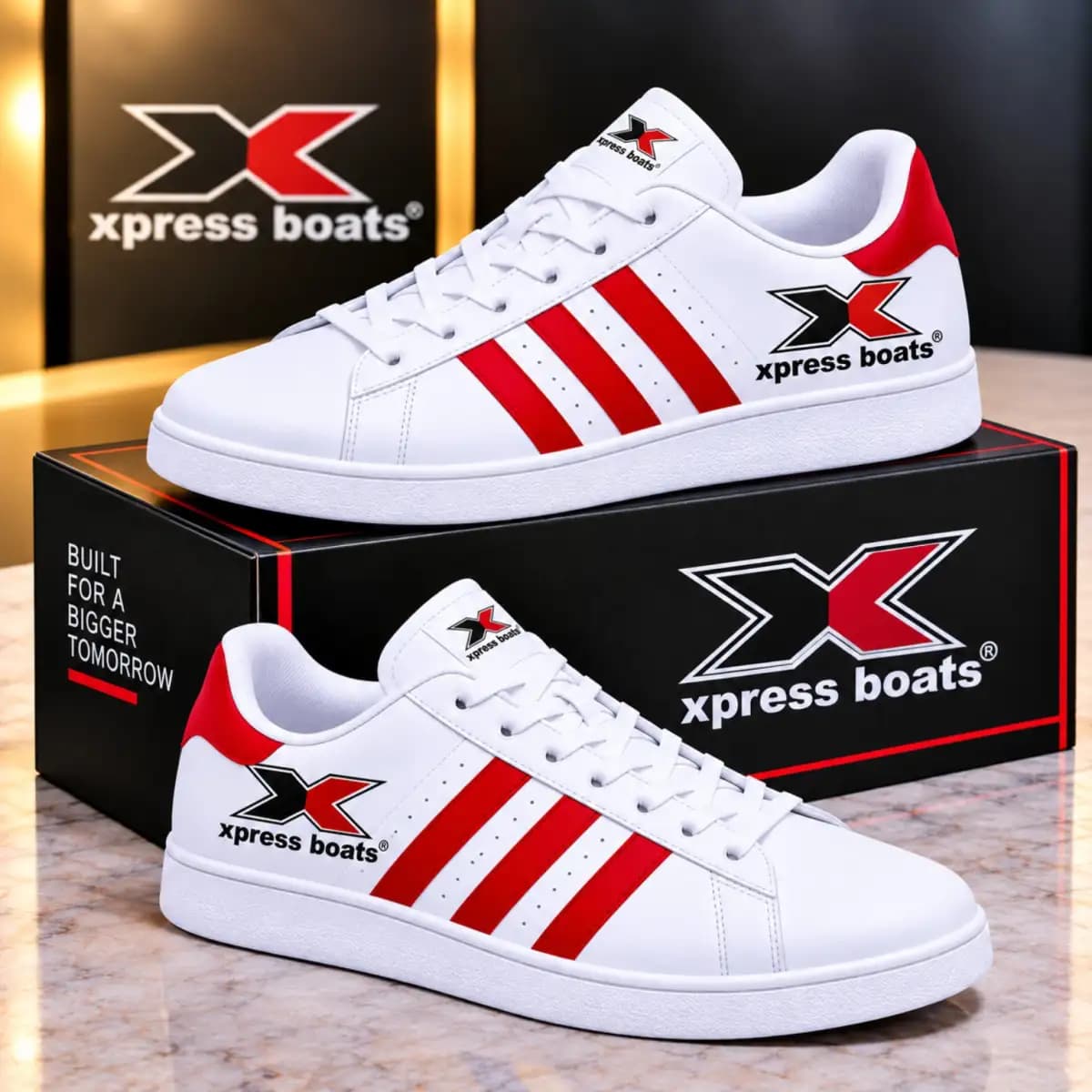 Xpress boat 1023 - Low Top Leather Sneakers