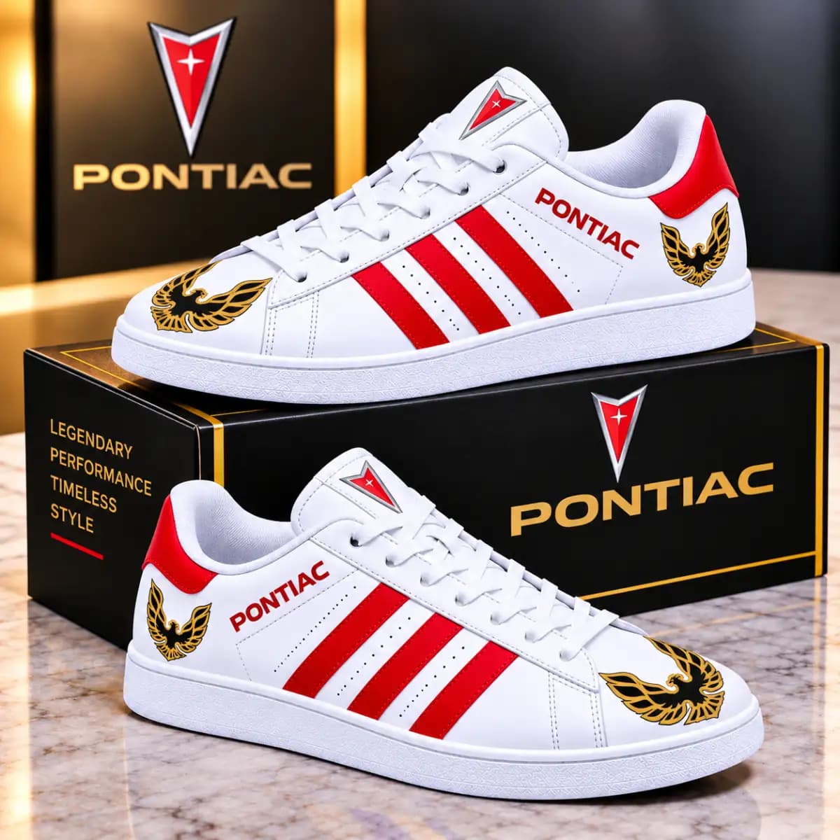 Trans am 2727 - Low Top Leather Sneakers