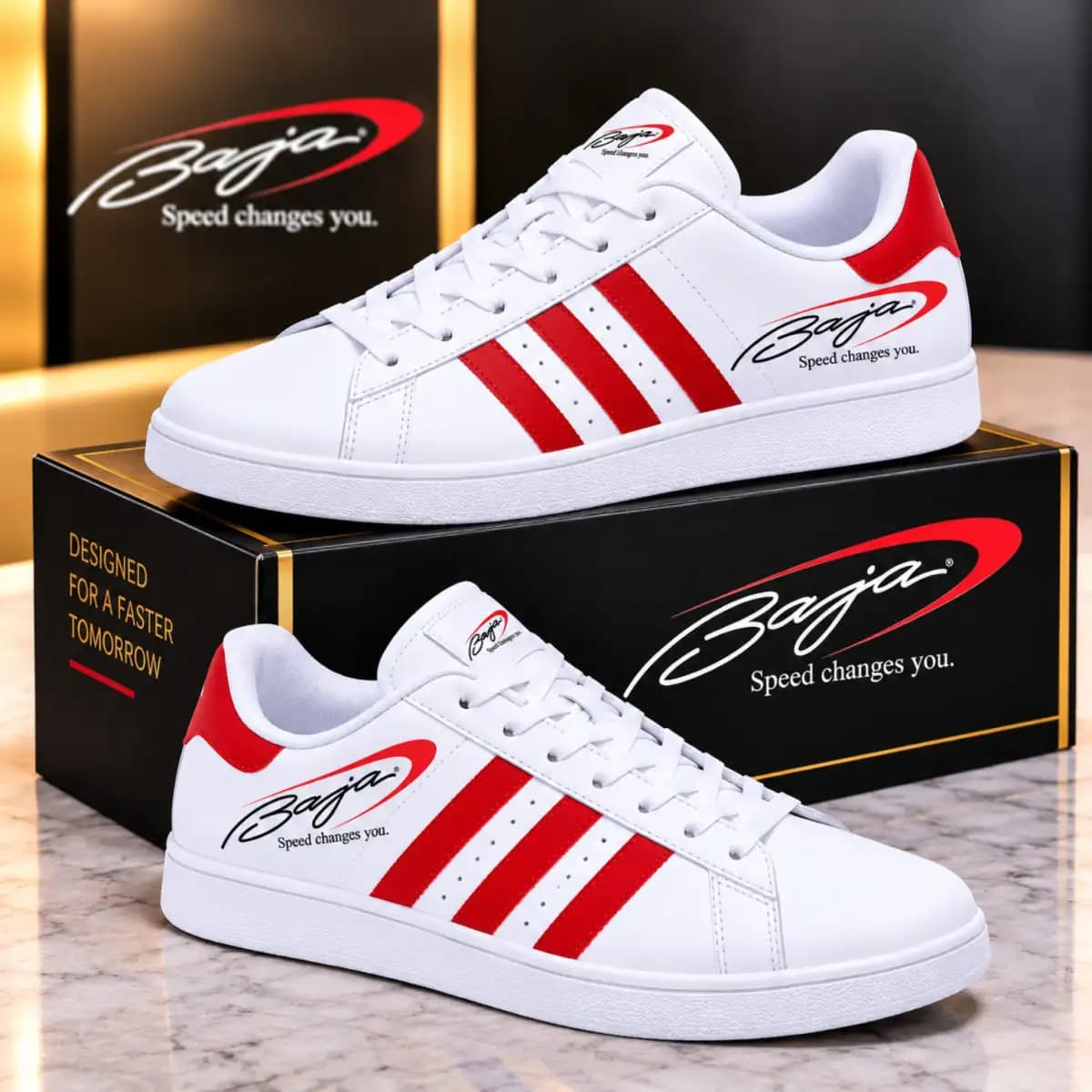 Baja boat 2712 - Low Top Leather Sneakers