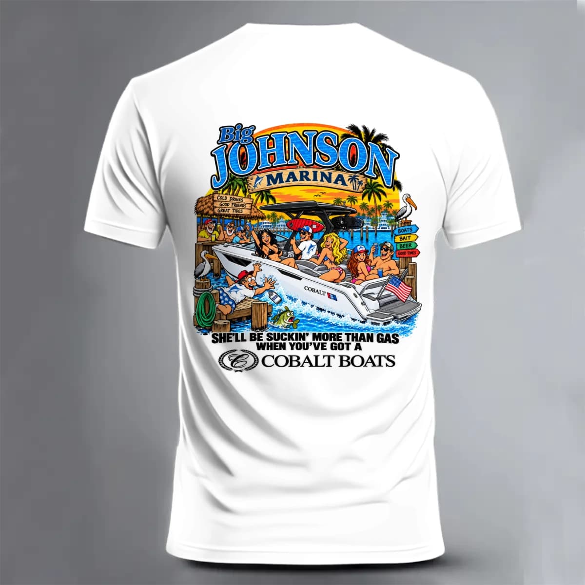 Cobalt boat 093 - Unisex Classic Short Sleeve T-Shirt