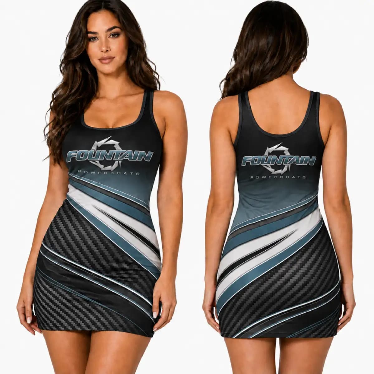 FOUNTAIN 122 - Women’s Bodycon Tank Mini Dress