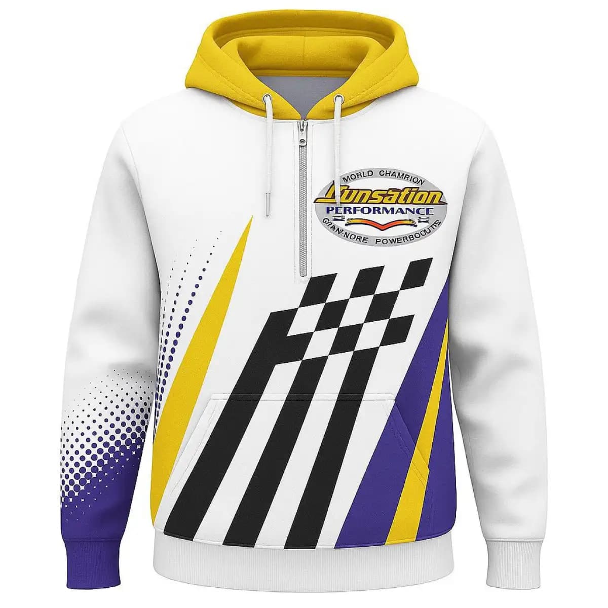 sunsation 2 - Man's zip-up Hoodie