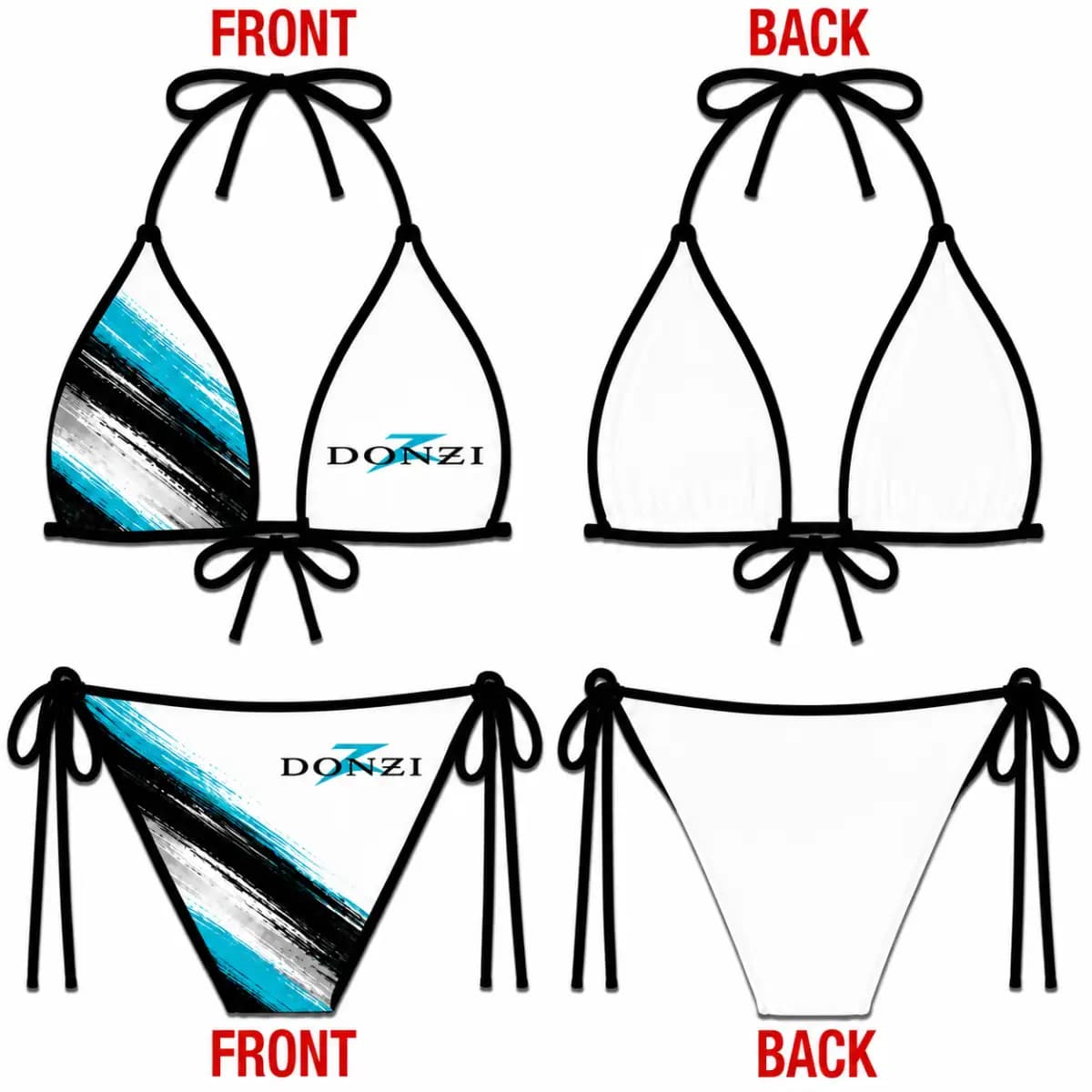 donzi 71 - Women’s Triangle String Bikini