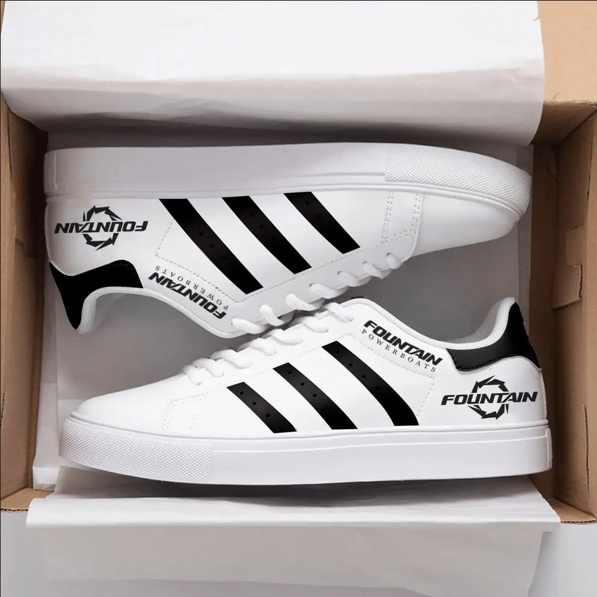 fountain 81 - Low Top Leather Sneakers