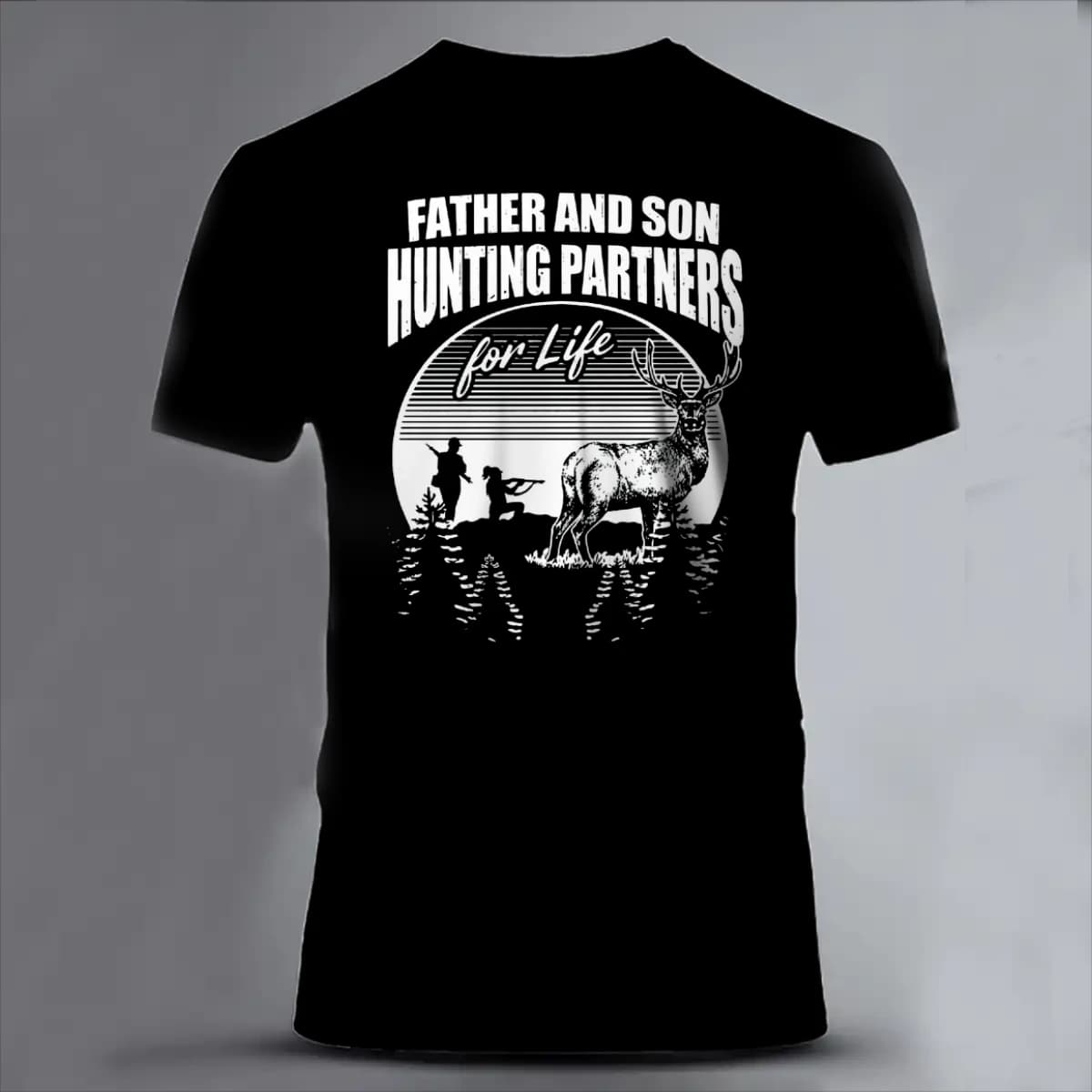 Father And Son Hunting Partners For Life - Unisex Classic Short Sleeve T-Shirt