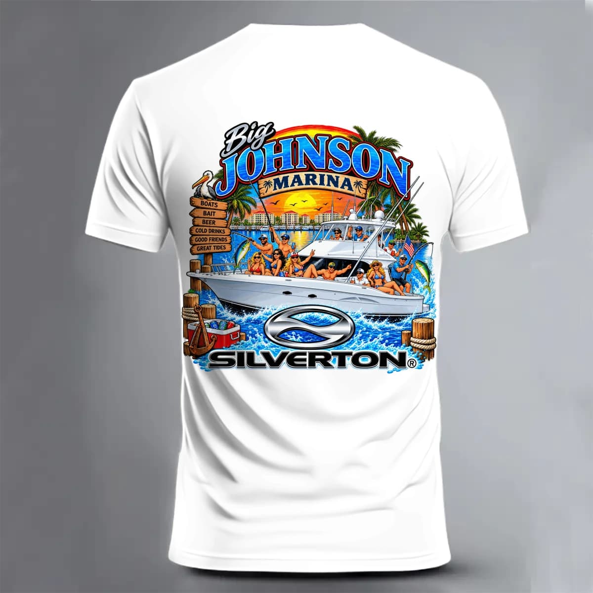 Silverton yacht 2625 - Unisex Classic Short Sleeve T-Shirt