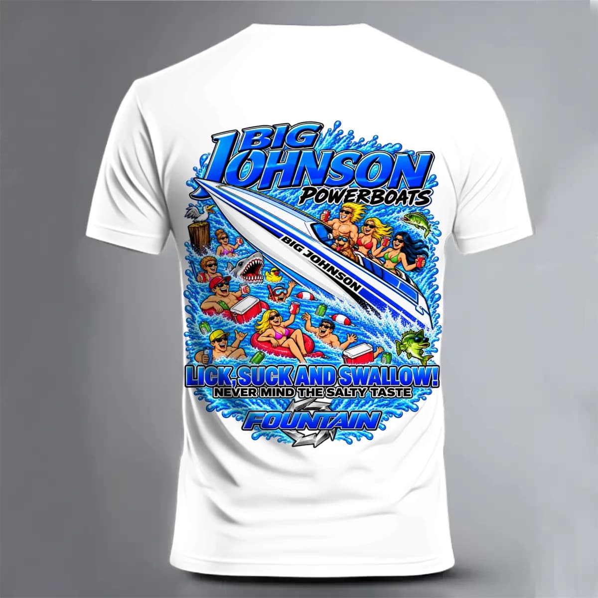 Fountain powerboat 375 - Unisex Classic Short Sleeve T-Shirt