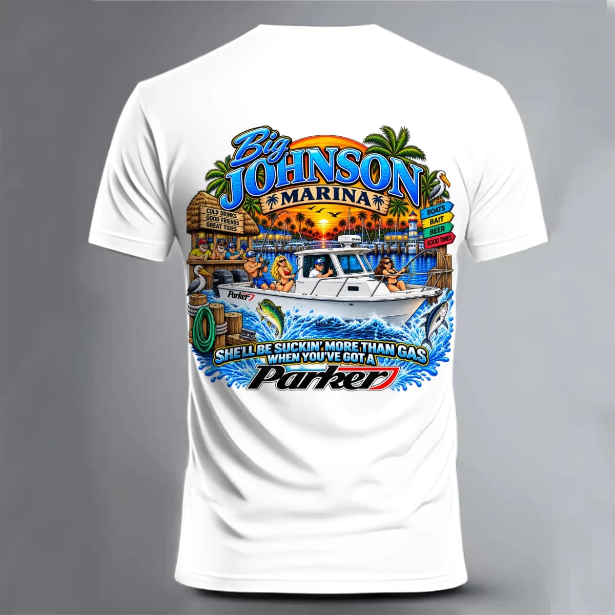 Parker boat 016 - Unisex Classic Short Sleeve T-Shirt