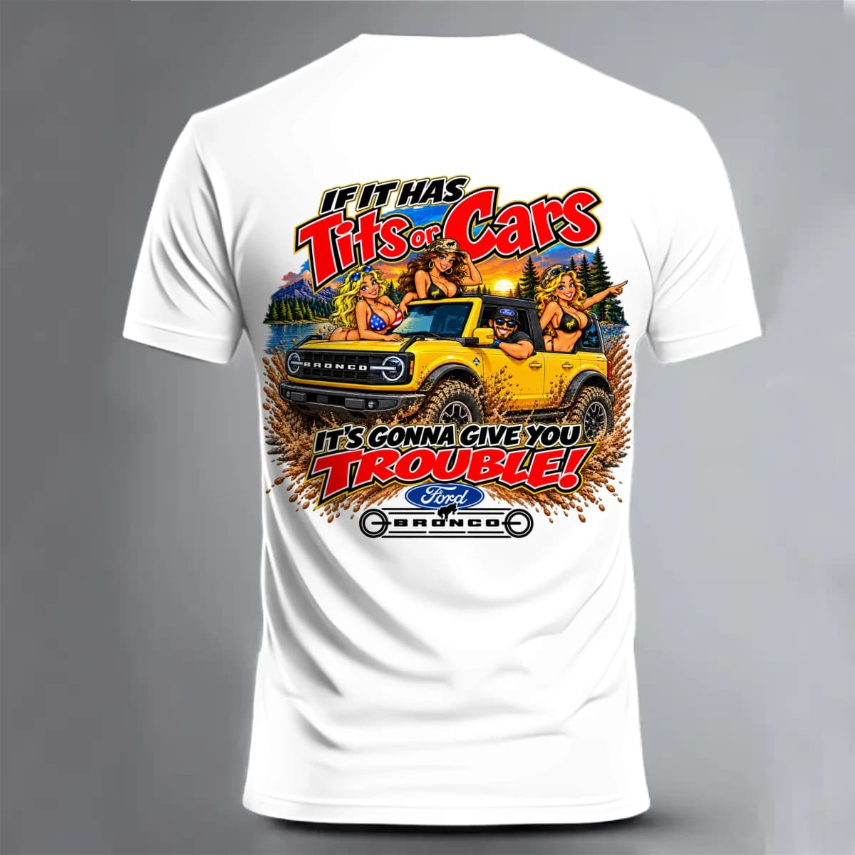 Ford bronco 4536 - Unisex Classic Short Sleeve T-Shirt